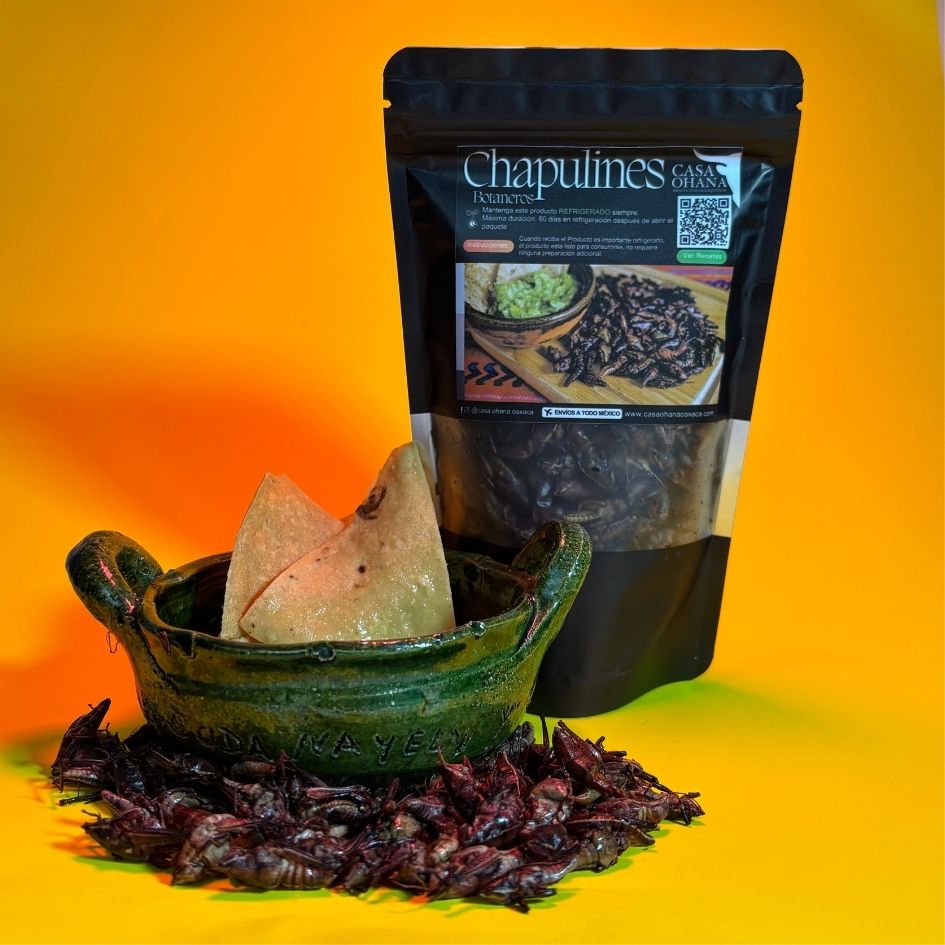 500 g. Chapulines botaneros