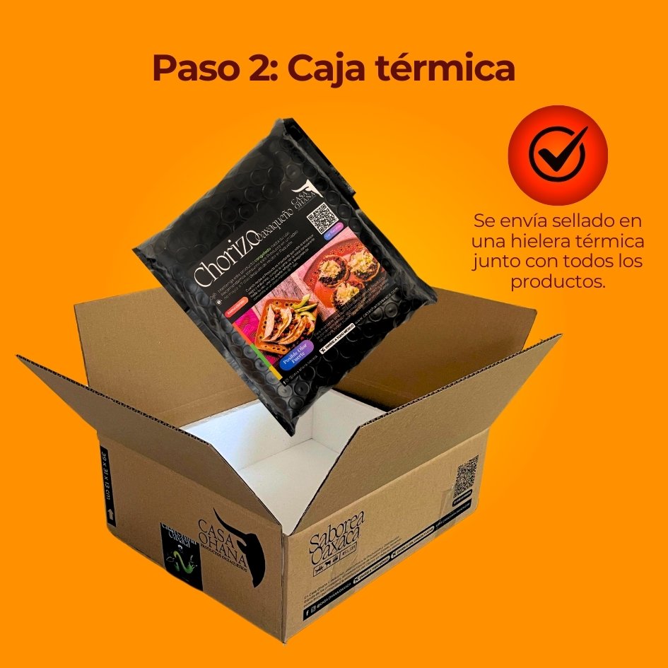 1 Kg Chorizo Oaxaqueño Gluten Free