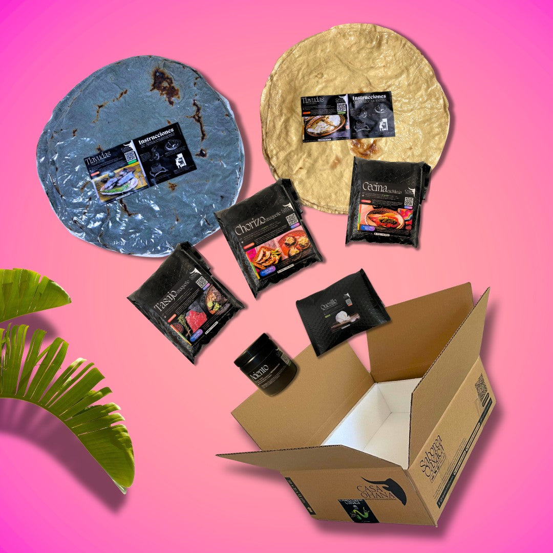 Arma tu Tlayuda - Paquete para familia chica (1-2 personas)