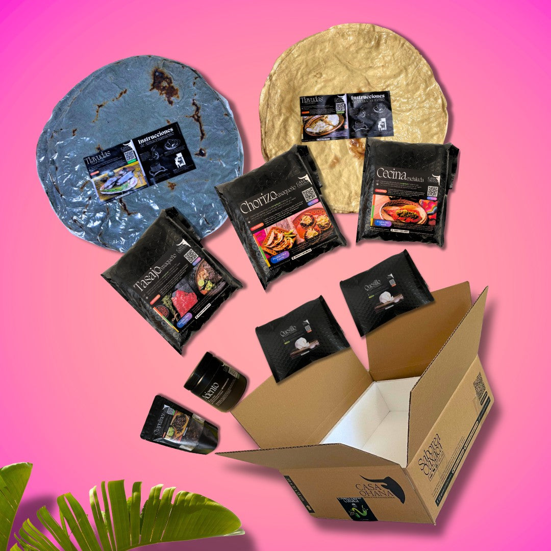 Arma tu Tlayuda - Paquete para familia mediana (3-5 personas)