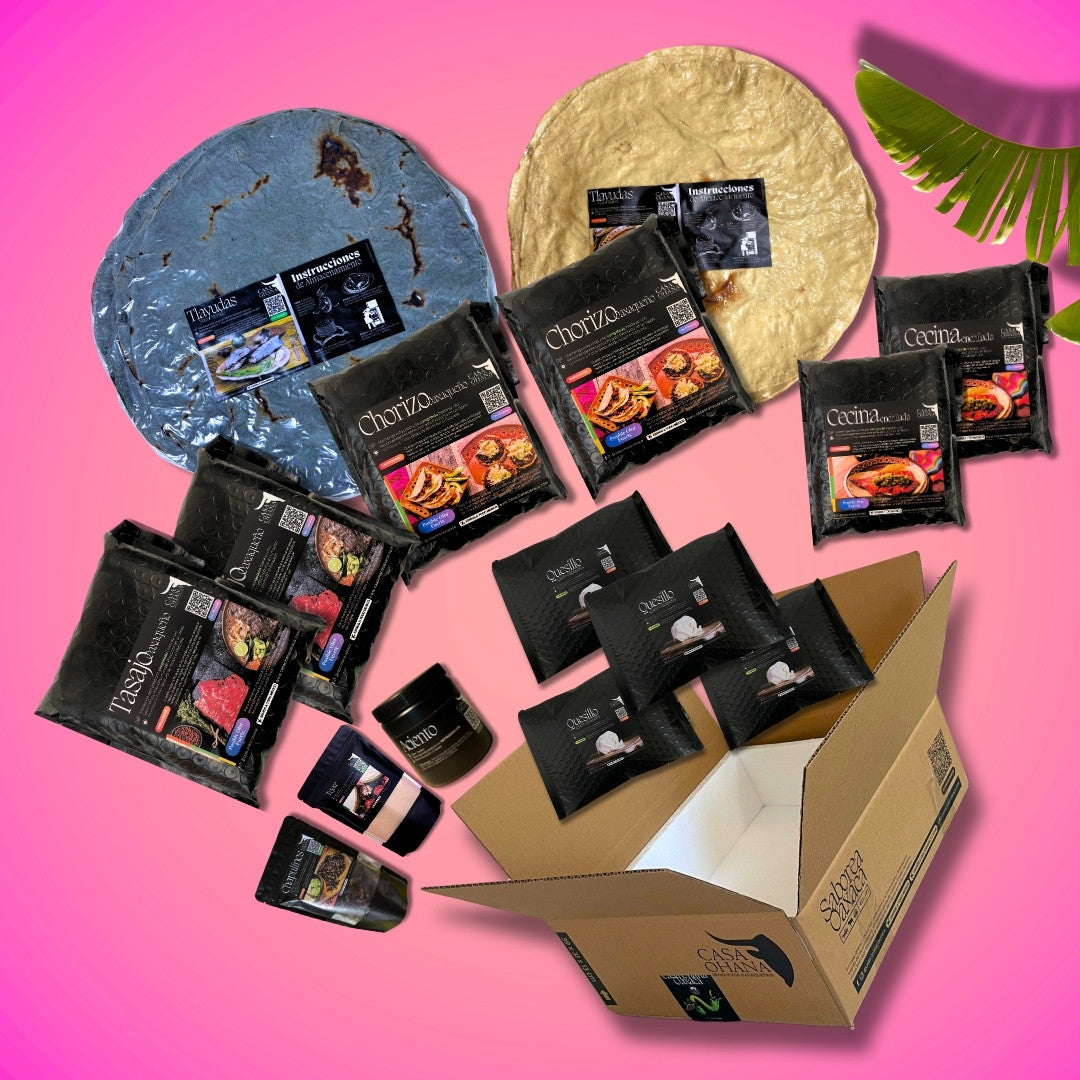 Arma tu Tlayuda - Paquete para familia grande (6-10 personas)