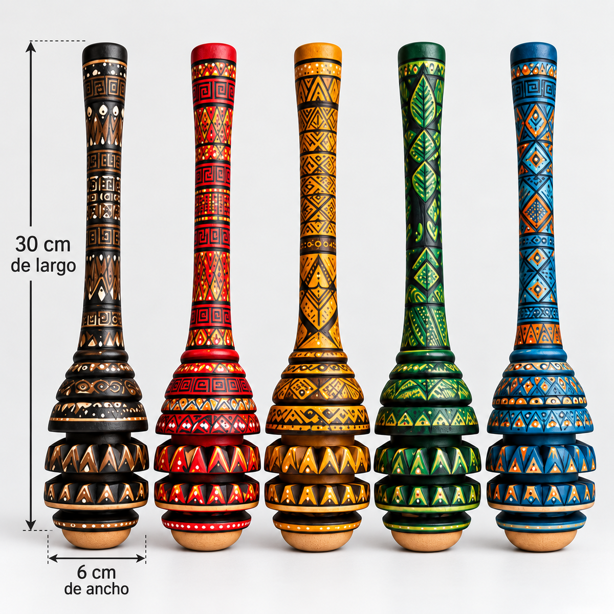 Molinillo decorativo Cinco Raíces