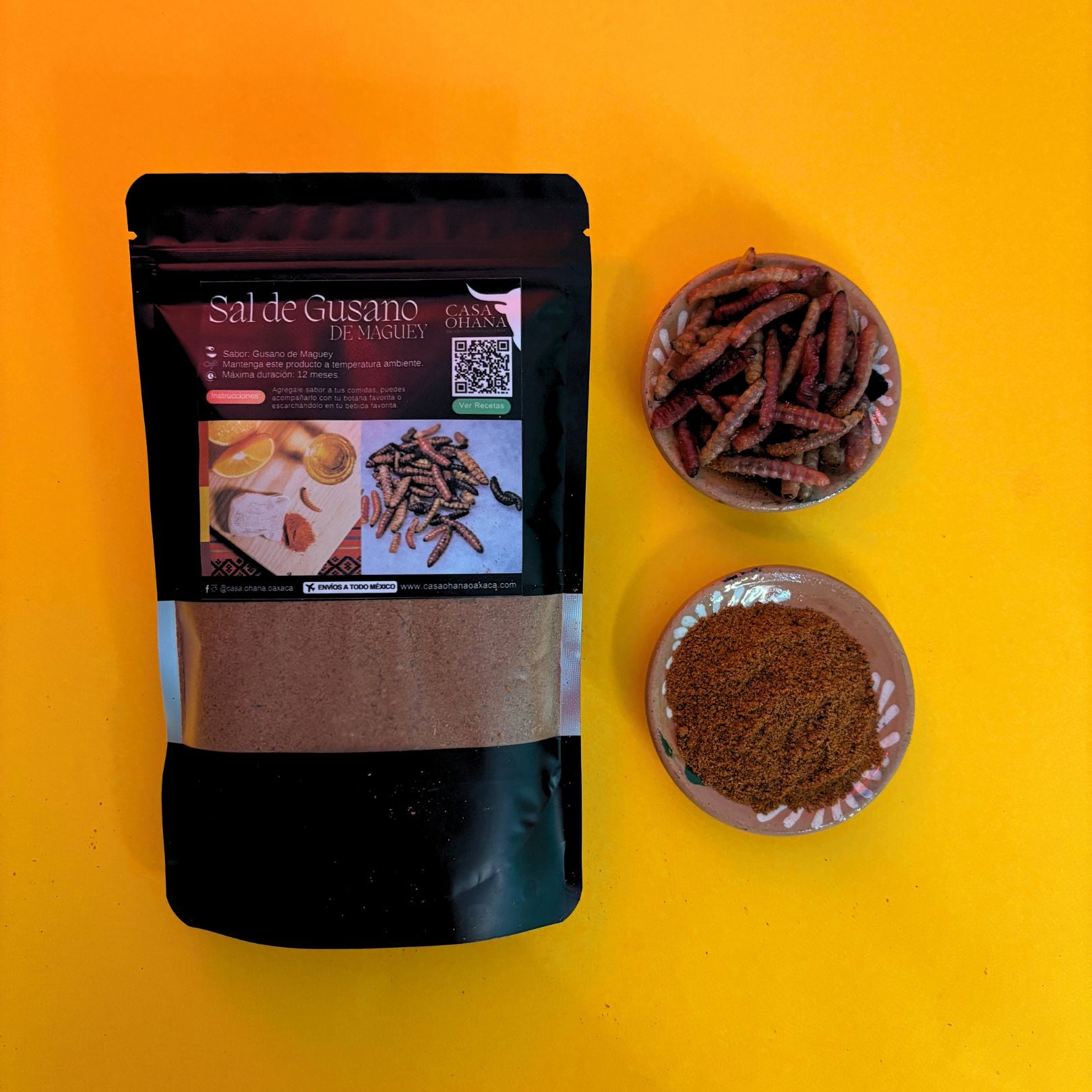 500 g. SAL DE GUSANlTO DE MAGUEY