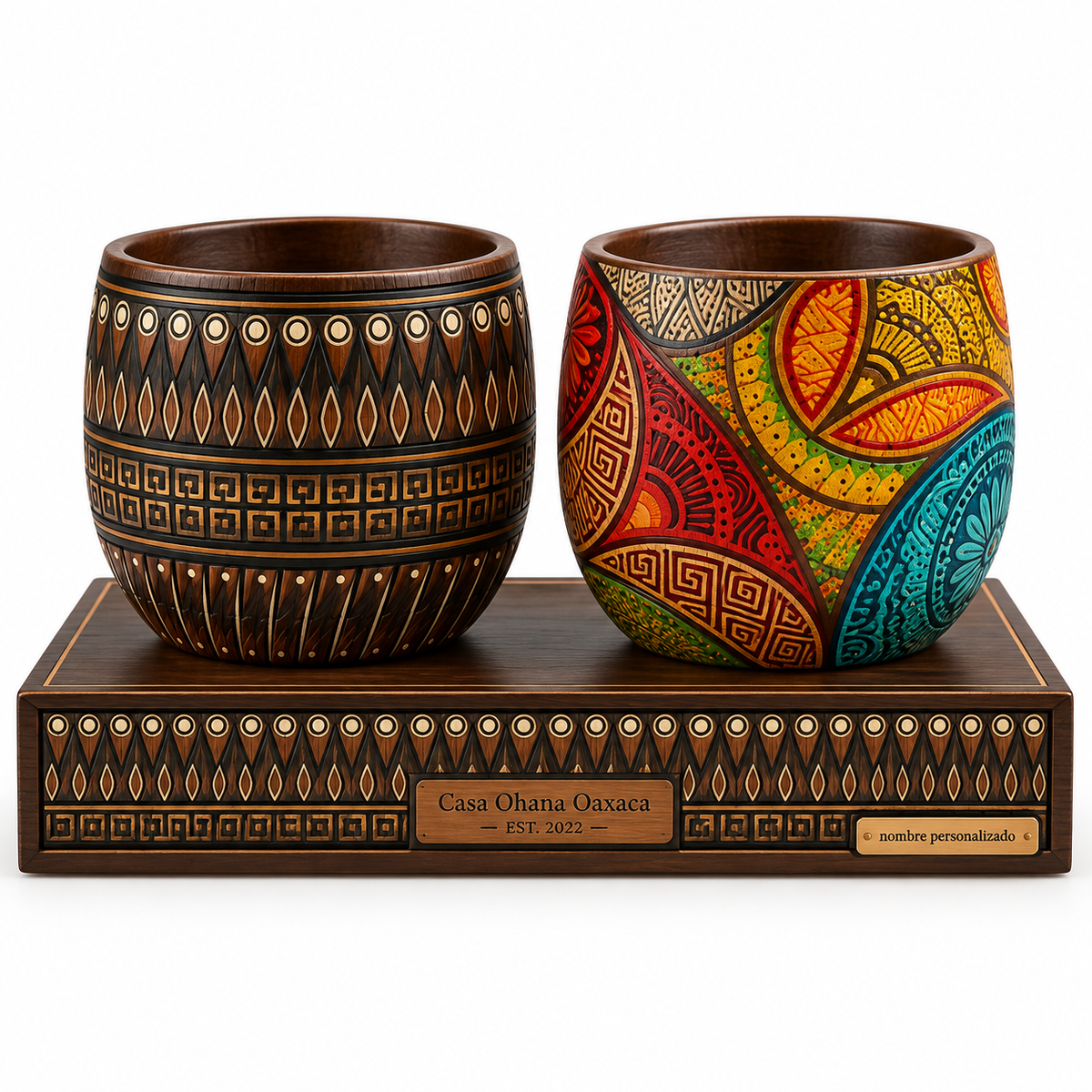 Raíces de Oaxaca - Set de Macetas Artesanales