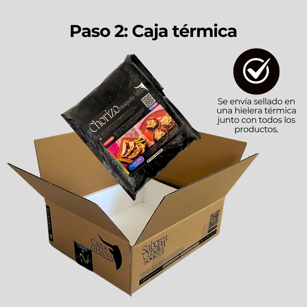 250 g de Chorizo Oaxaqueño Gluten Free