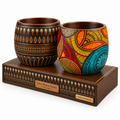 Raíces de Oaxaca - Set de Macetas Artesanales