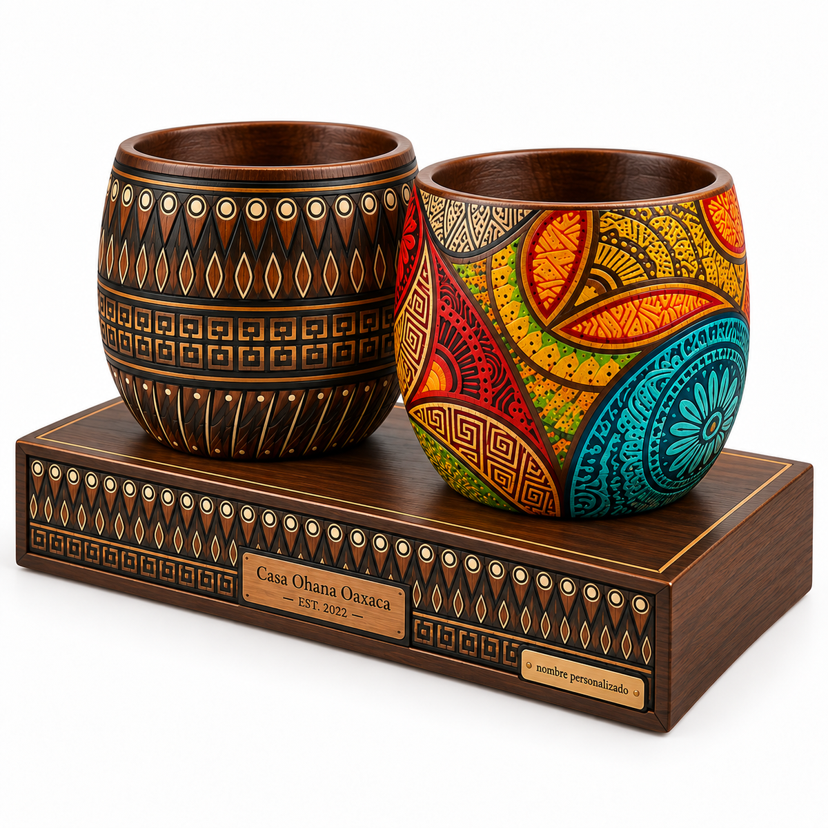 Raíces de Oaxaca - Set de Macetas Artesanales