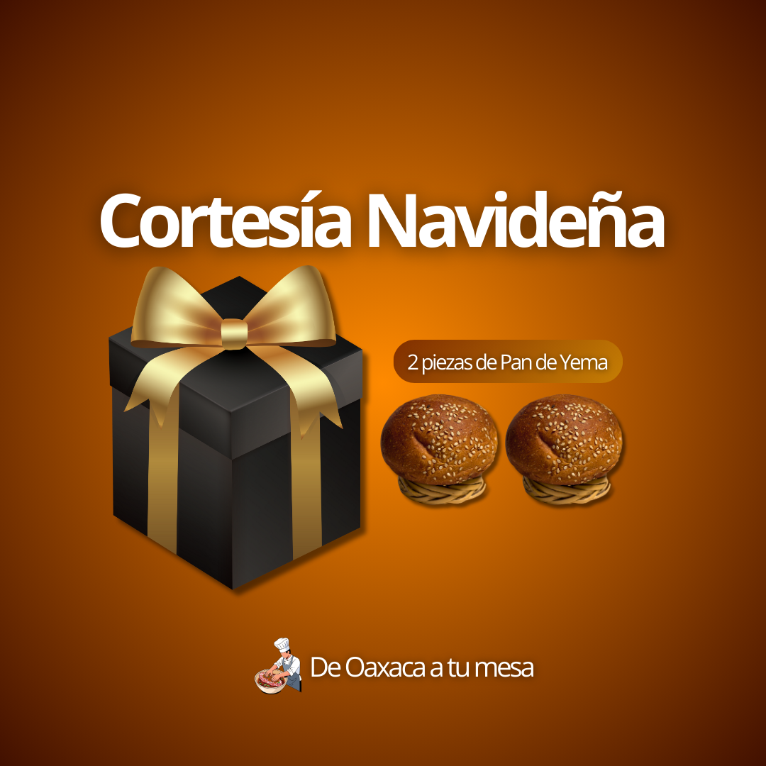 CORTESIA NAVIDEÑA / 2 PZAS DE PAN DE YEMA