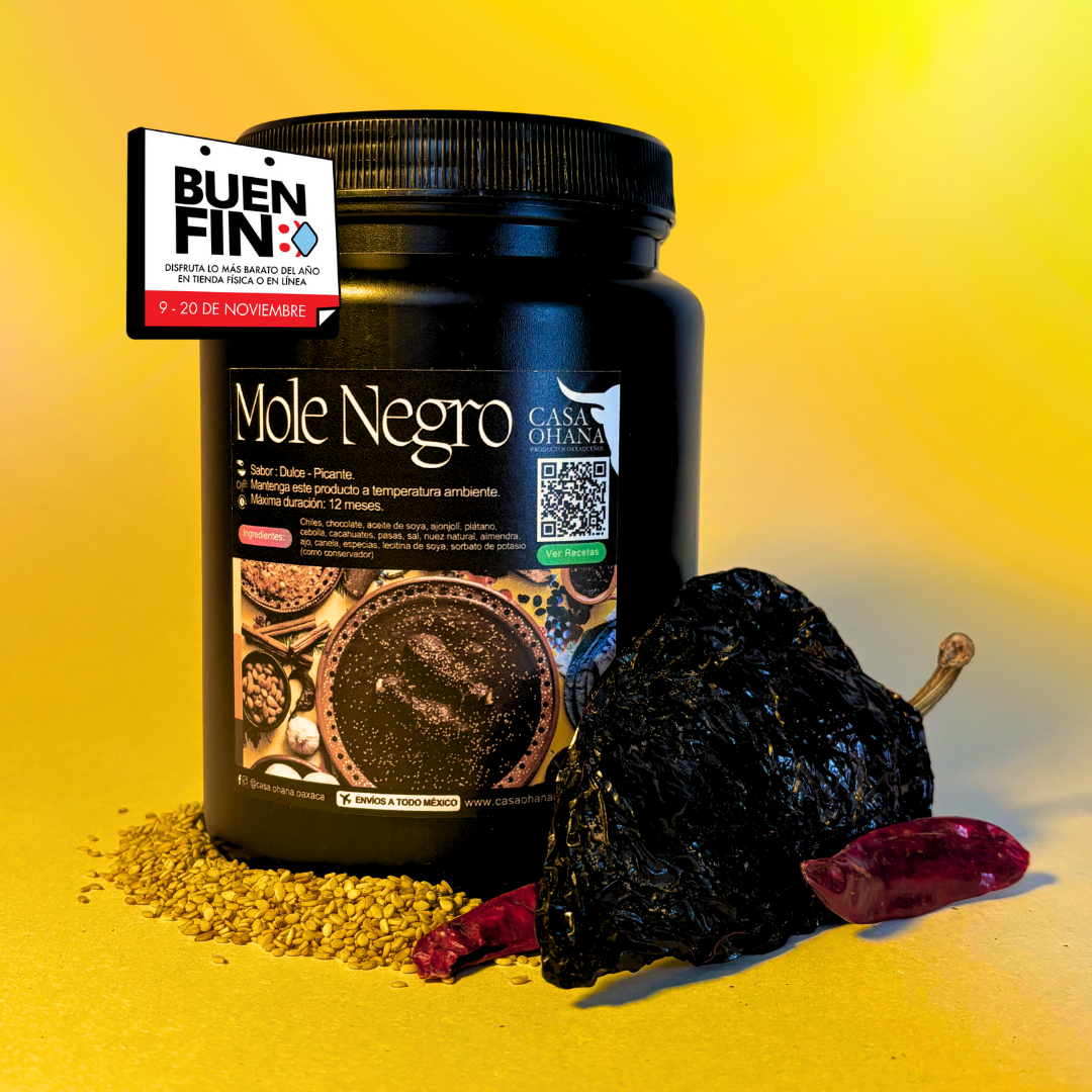 1 kg Mole Negro en pasta.