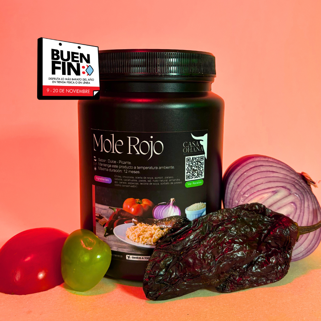 1 kg Mole Rojo en pasta.