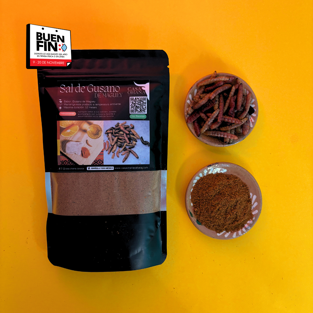 500 g. SAL DE GUSANlTO DE MAGUEY