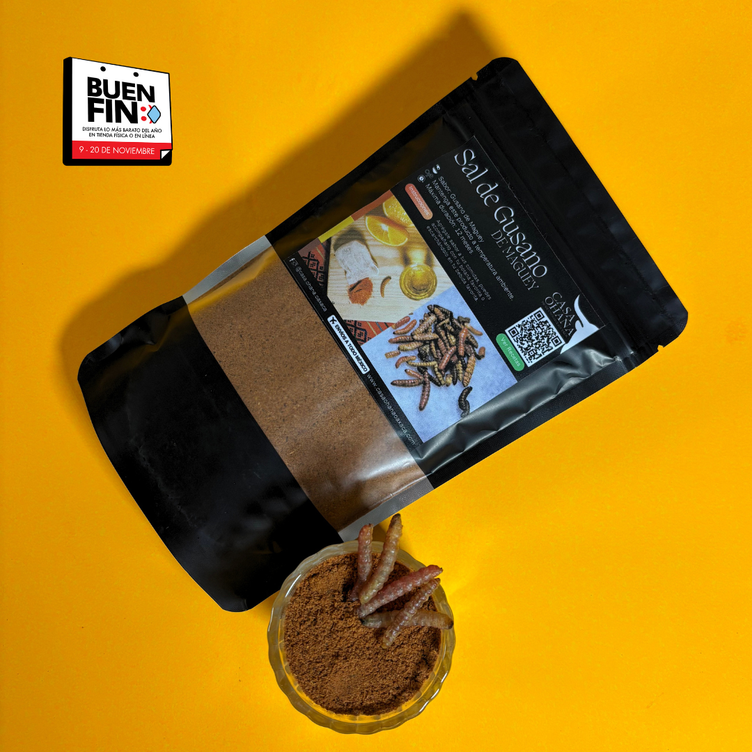 250 g. SAL DE GUSANlTO DE MAGUEY