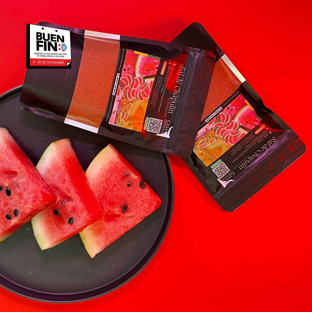 500 g.  Sal de Chapulín y Sandia