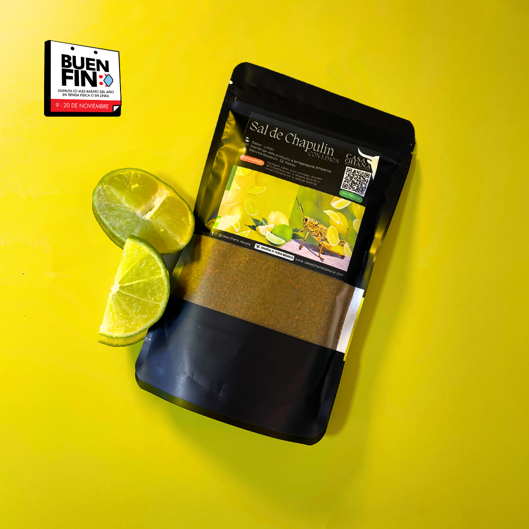 250 g. Sal de Chapulín y Limón.