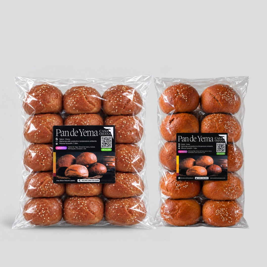 25 pzas. Pan de Yema Artesanal
