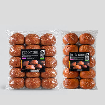 25 pzas. Pan de Yema Artesanal