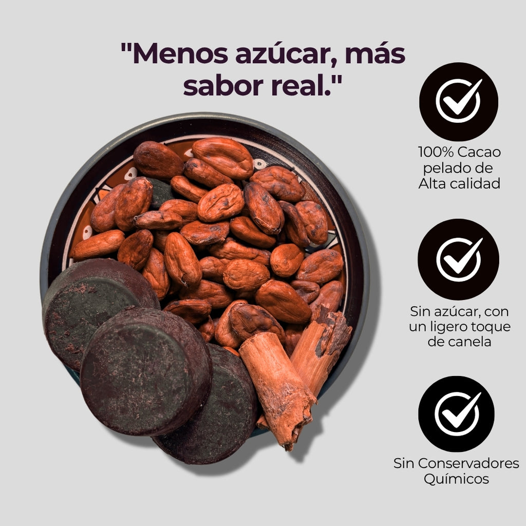 500 g Chocolate Amargo 100% Cacao