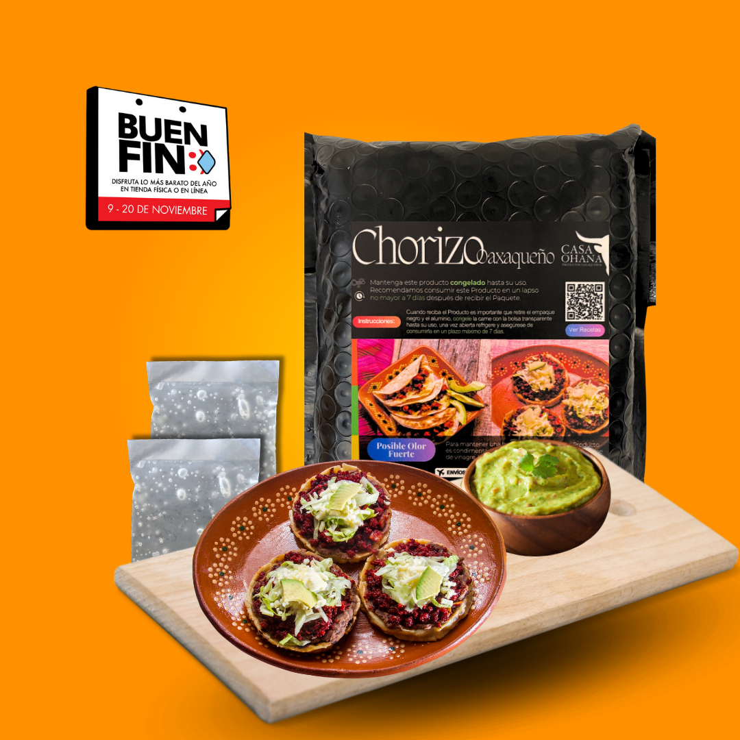 1 Kg Chorizo Oaxaqueño Gluten Free