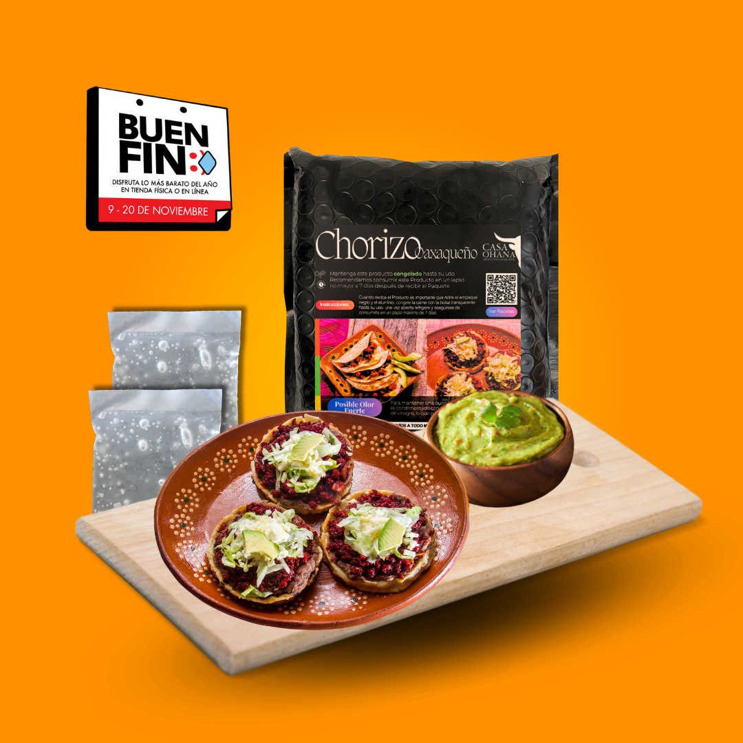 500 g. Chorizo Oaxaqueño Gluten Free