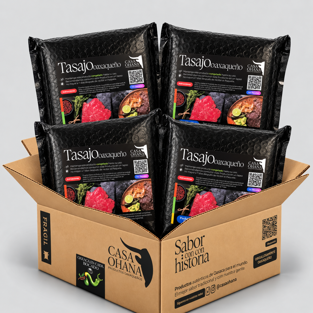 Tasajo Oaxaqueño | Paquete Mayoreo 4 kg y 8 kg